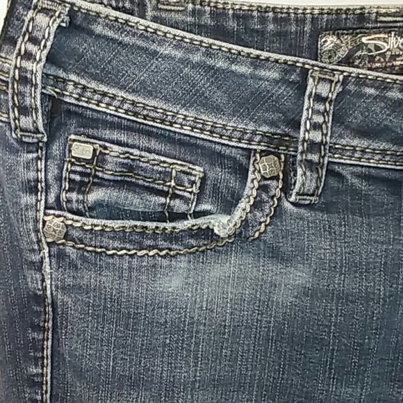 Silver Jeans Suki blue jeans women's size 30Wx30L indigo mid rise medium washed - Picture 2 of 9